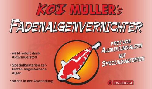 Koi Müller`s Fadenalgenvernichter 5 kg bis zu 120.000 Liter
