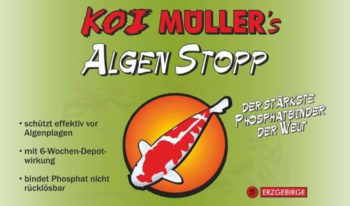 Koi Müller`s AlgenStopp 2,5 kg bis zu 100.000 Liter